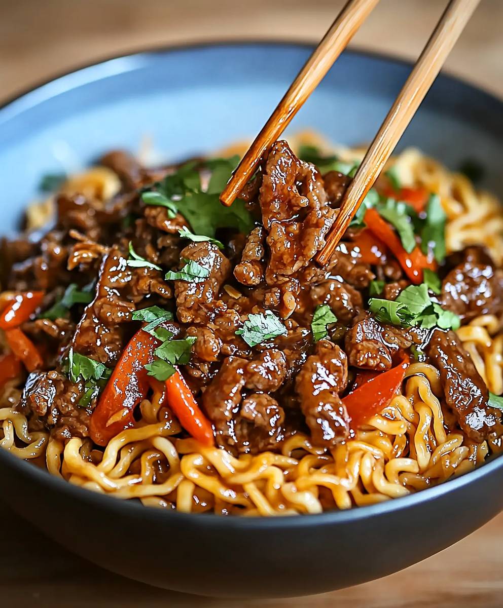 Hoisin Beef Noodles