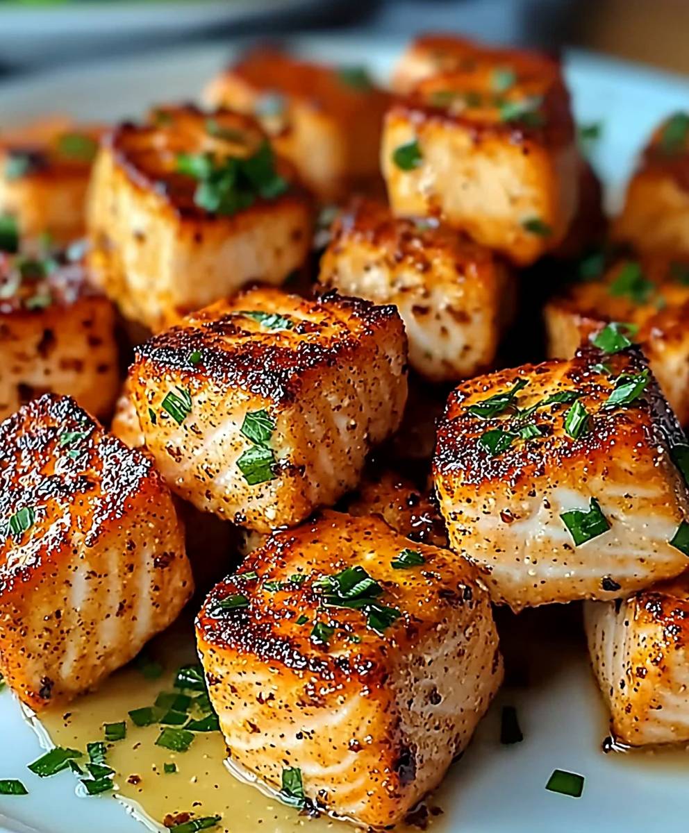 Crispy Bang Bang Salmon Bites