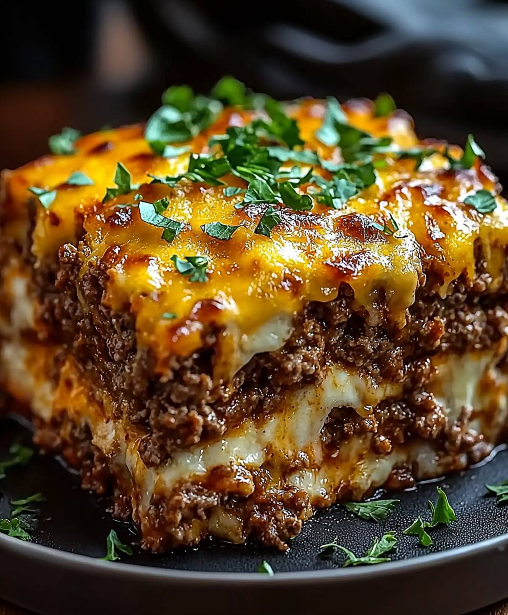 Cheesy Meatloaf Casserole