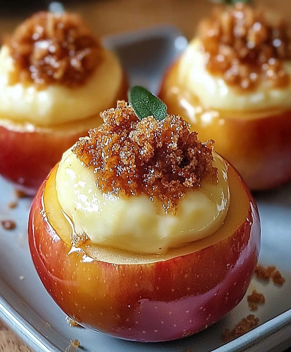 Cheesecake Stuffed Apples