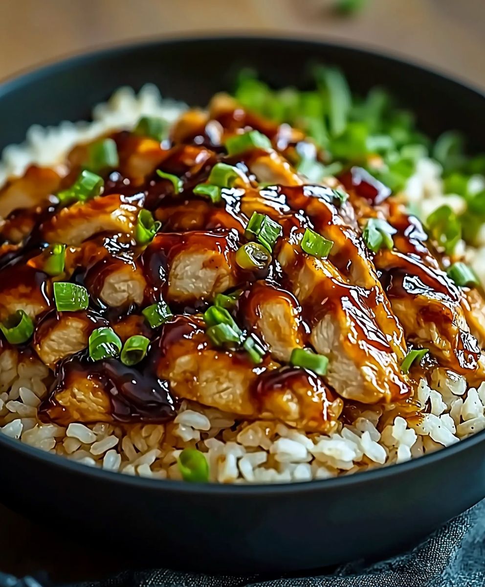 Honey BBQ Chicken Rice