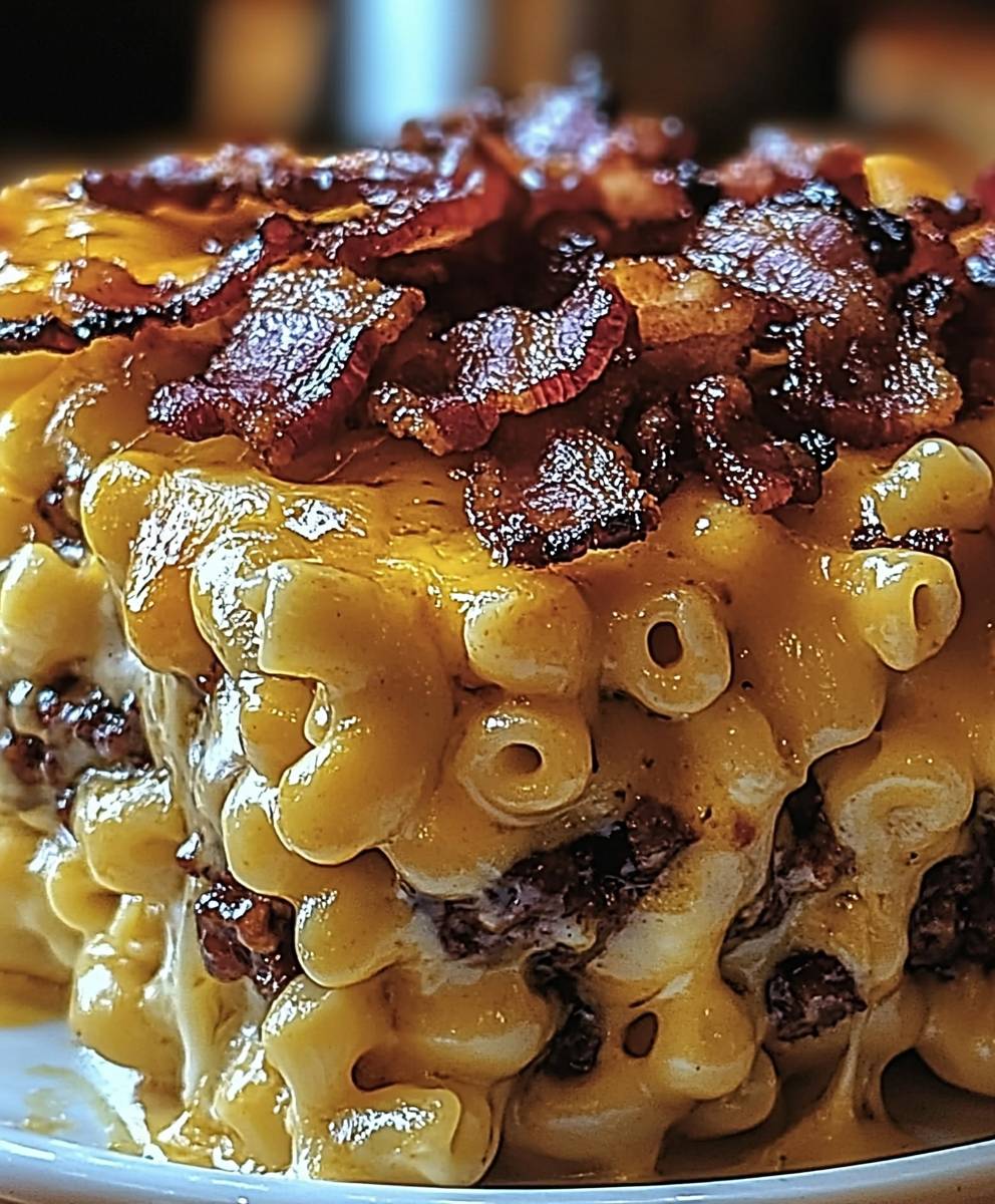 BBQ Bacon Cheeseburger Casserole