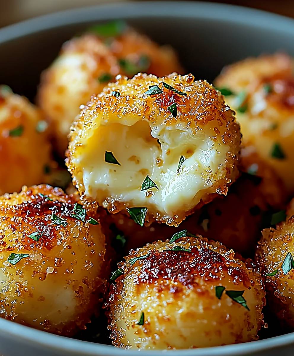Cheesy Parmesan Mozzarella Bites