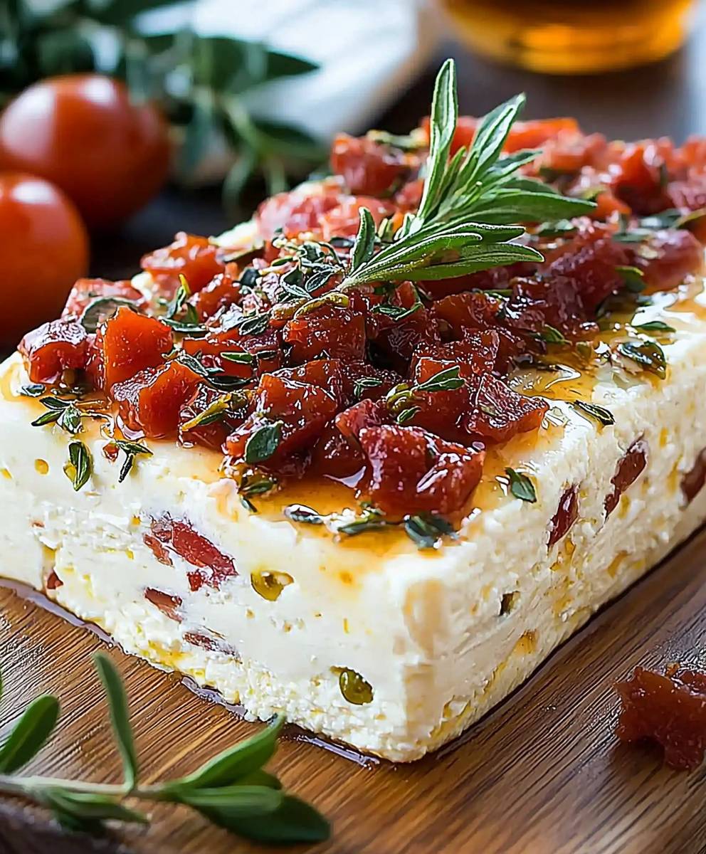 Italian Antipasto Cream Cheese Log