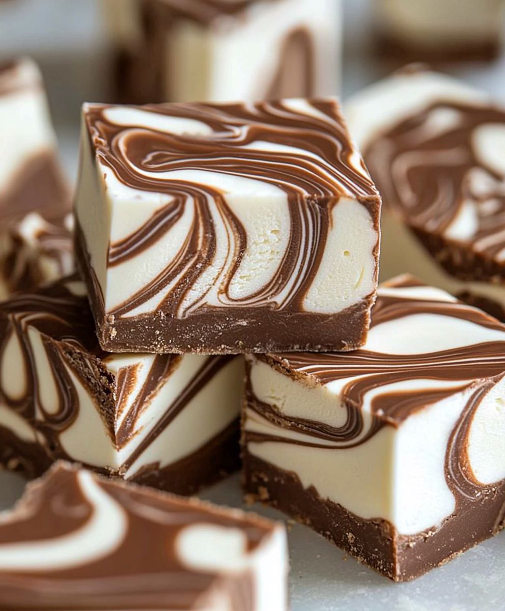 Marshmallow Swirl Fudge
