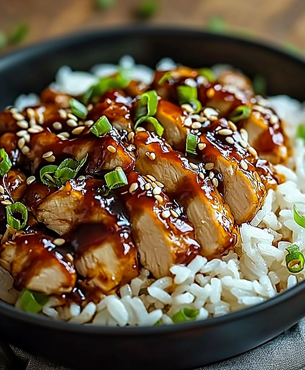 Honey BBQ Chicken Rice