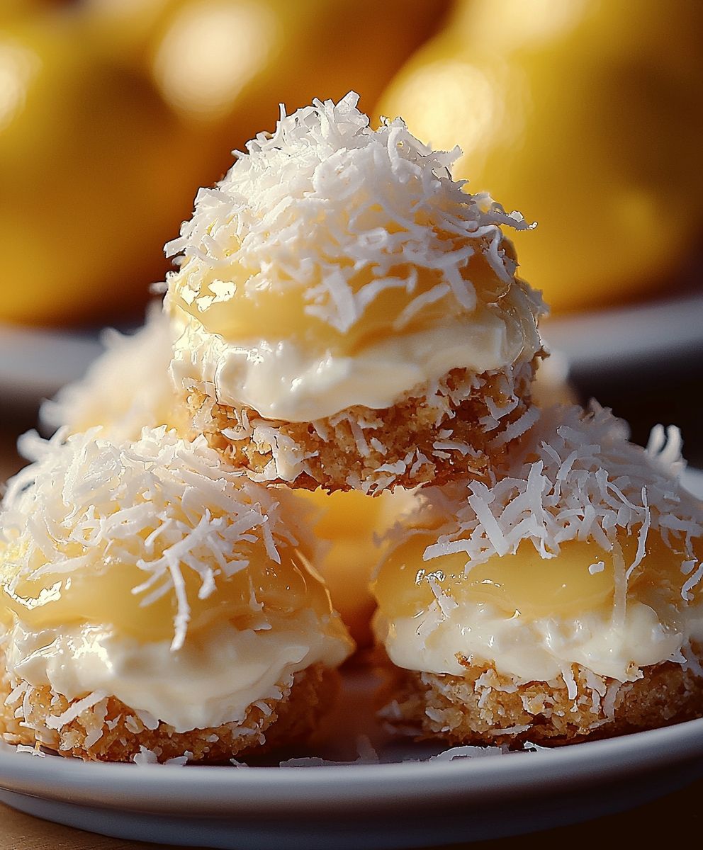 Lemon Coconut Cheesecake Cookies