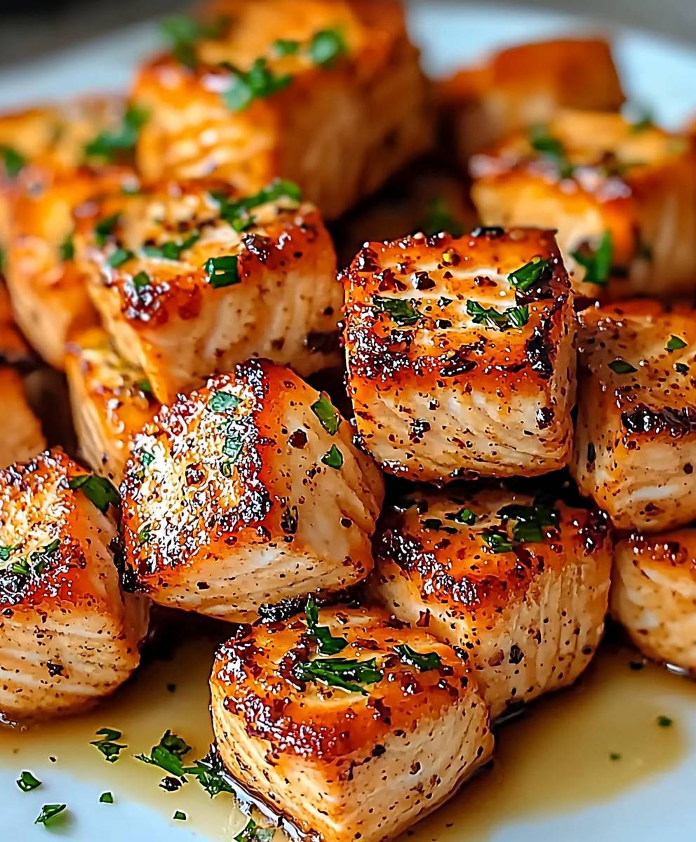 Crispy Bang Bang Salmon Bites