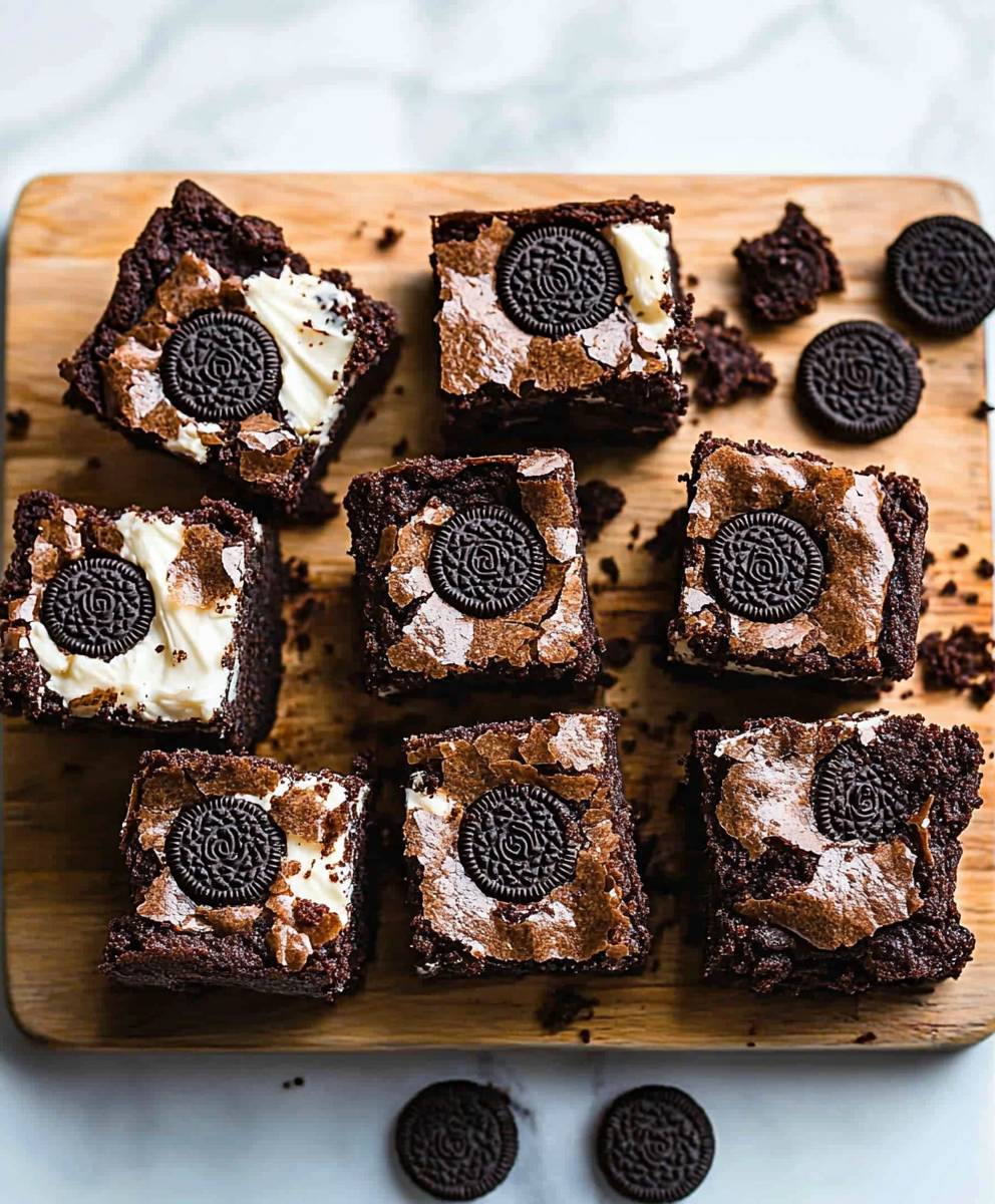 Oreo Brownies dessert