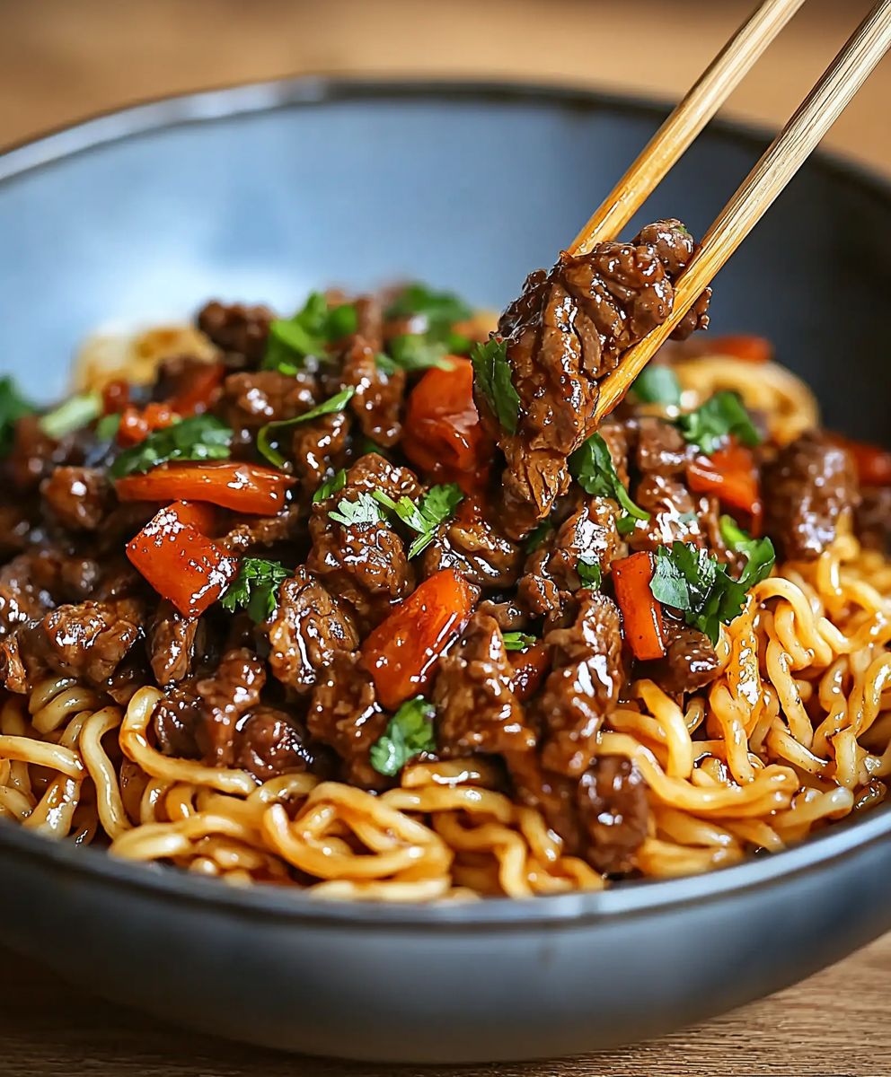 Hoisin Beef Noodles