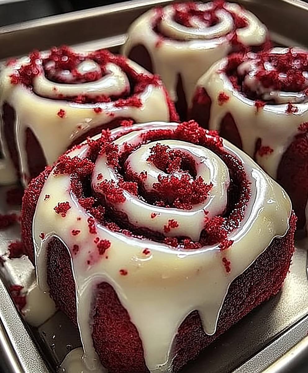 Red Velvet Cinnamon Rolls