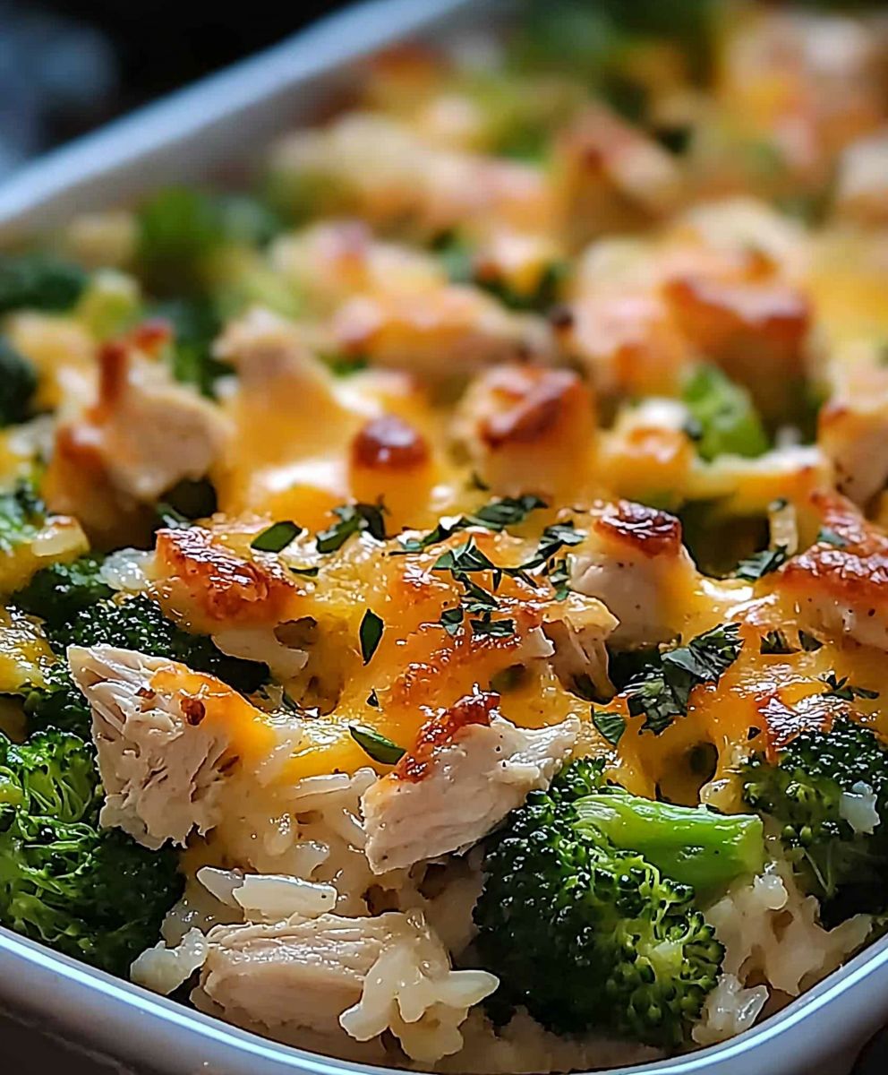 Broccoli Cheese Chicken Casserole