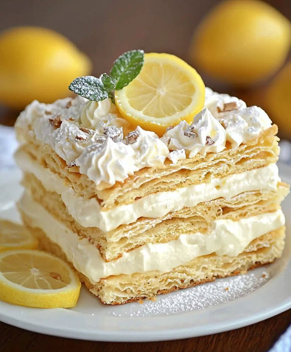 Lemon Éclair Dessert