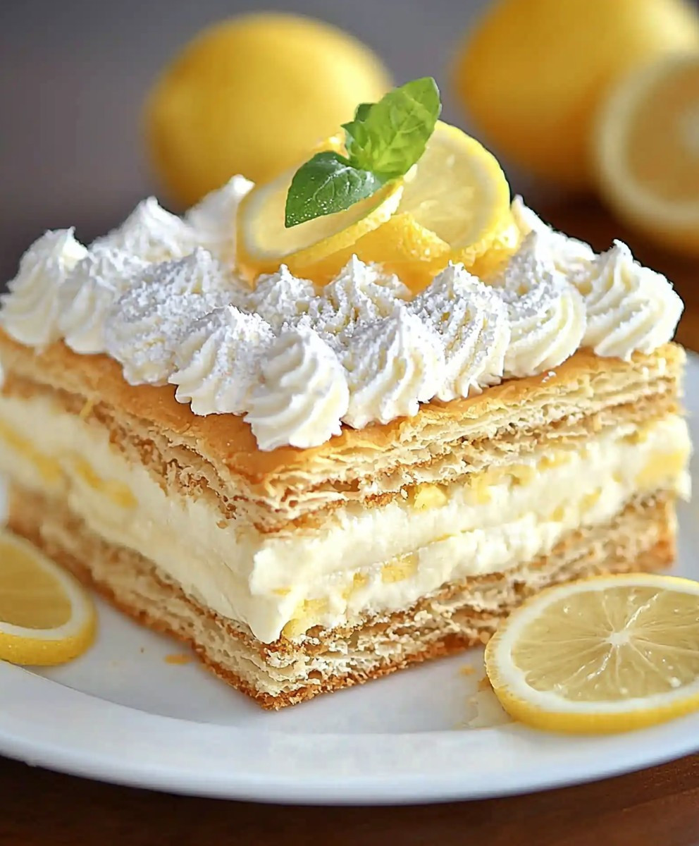 Lemon Éclair Dessert