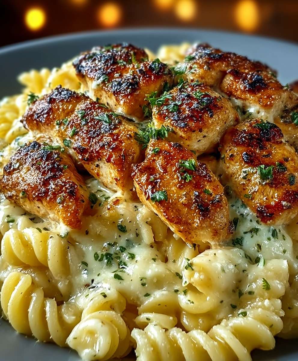 Garlic Butter Chicken Rotini