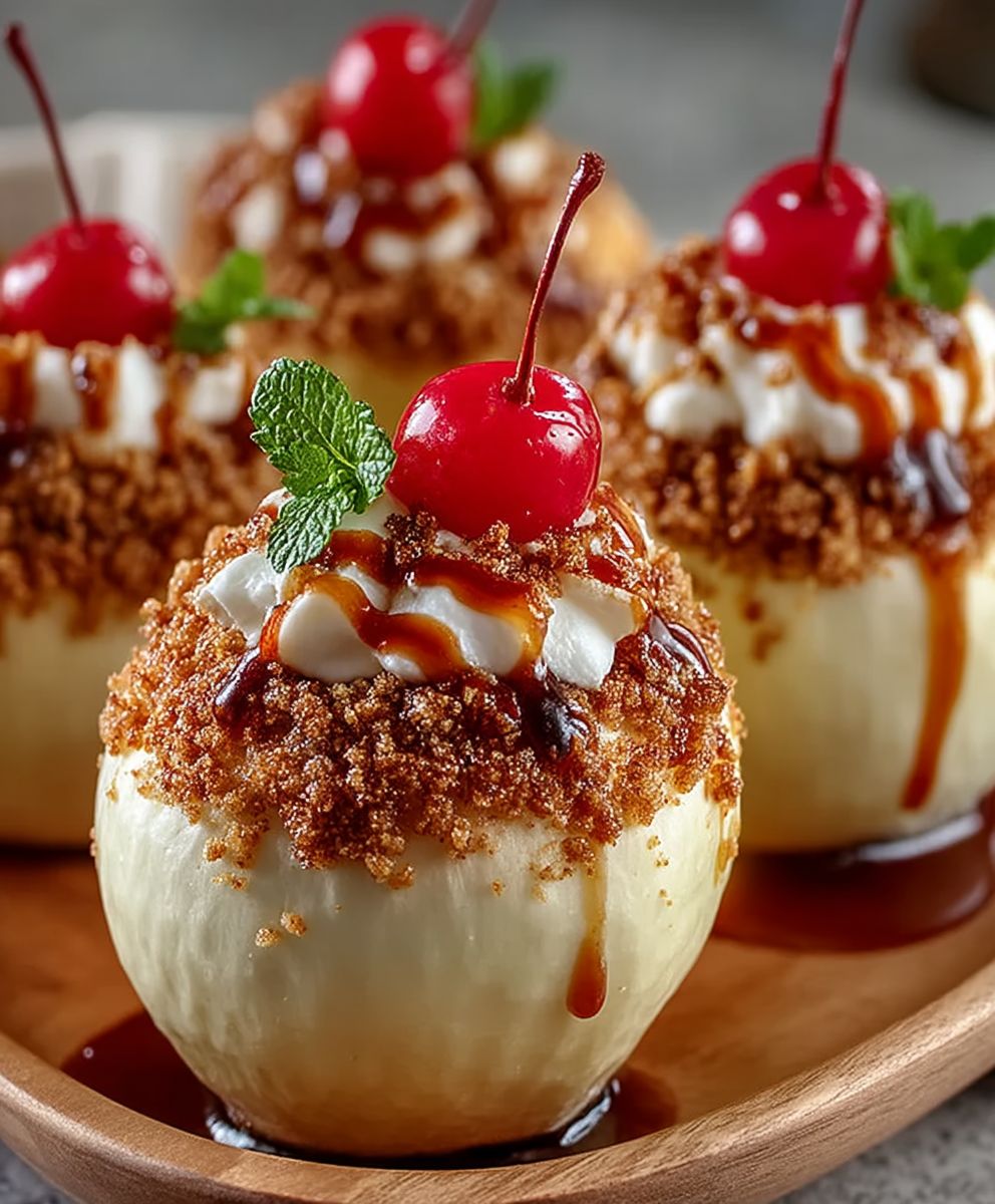 Cheesecake Stuffed Apples