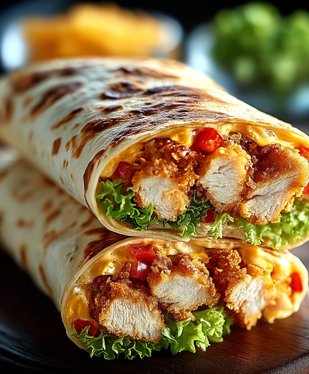 Chicken Ranch Snack Wrap