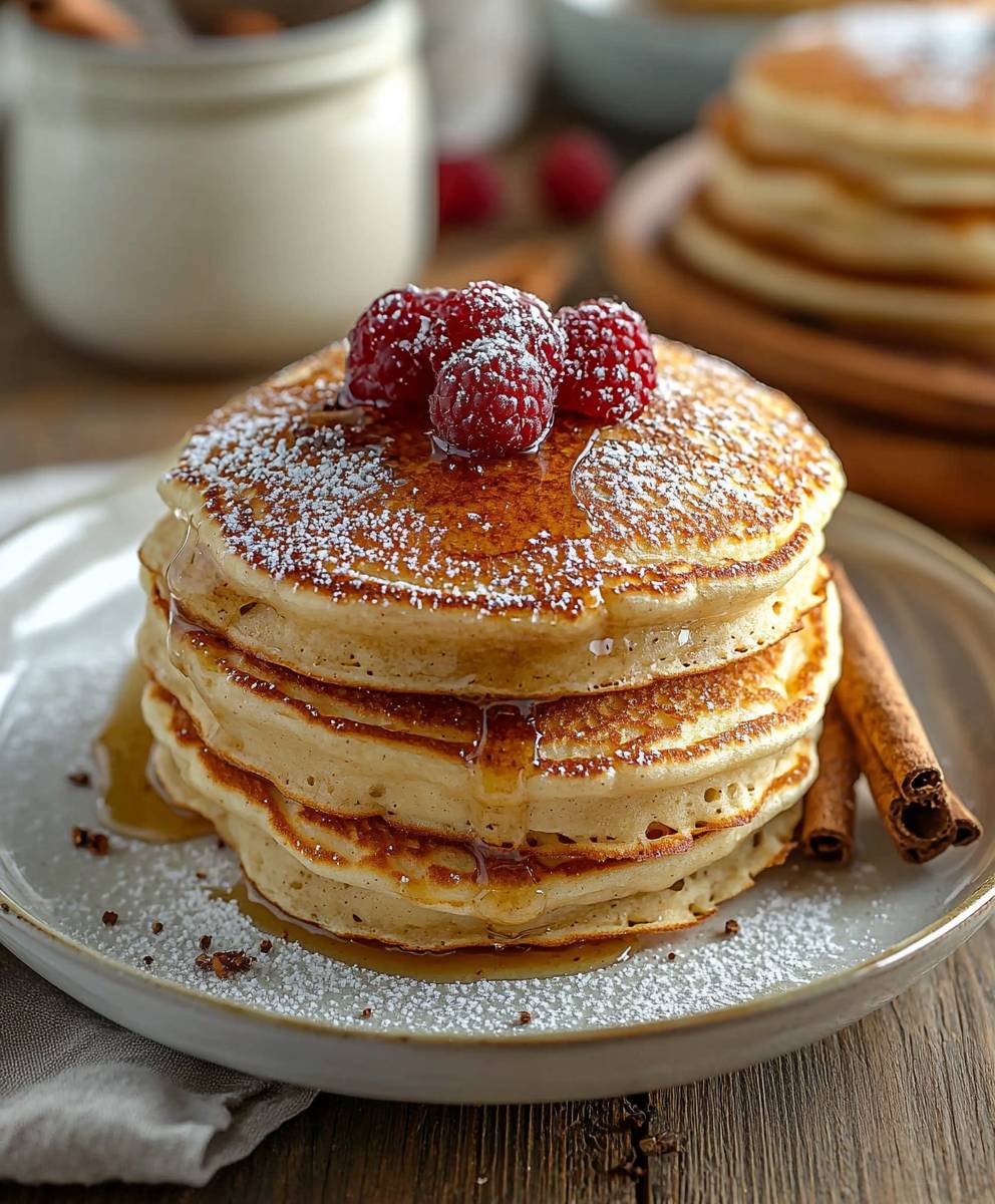 vanilla cinnamon buttermilk pancakes