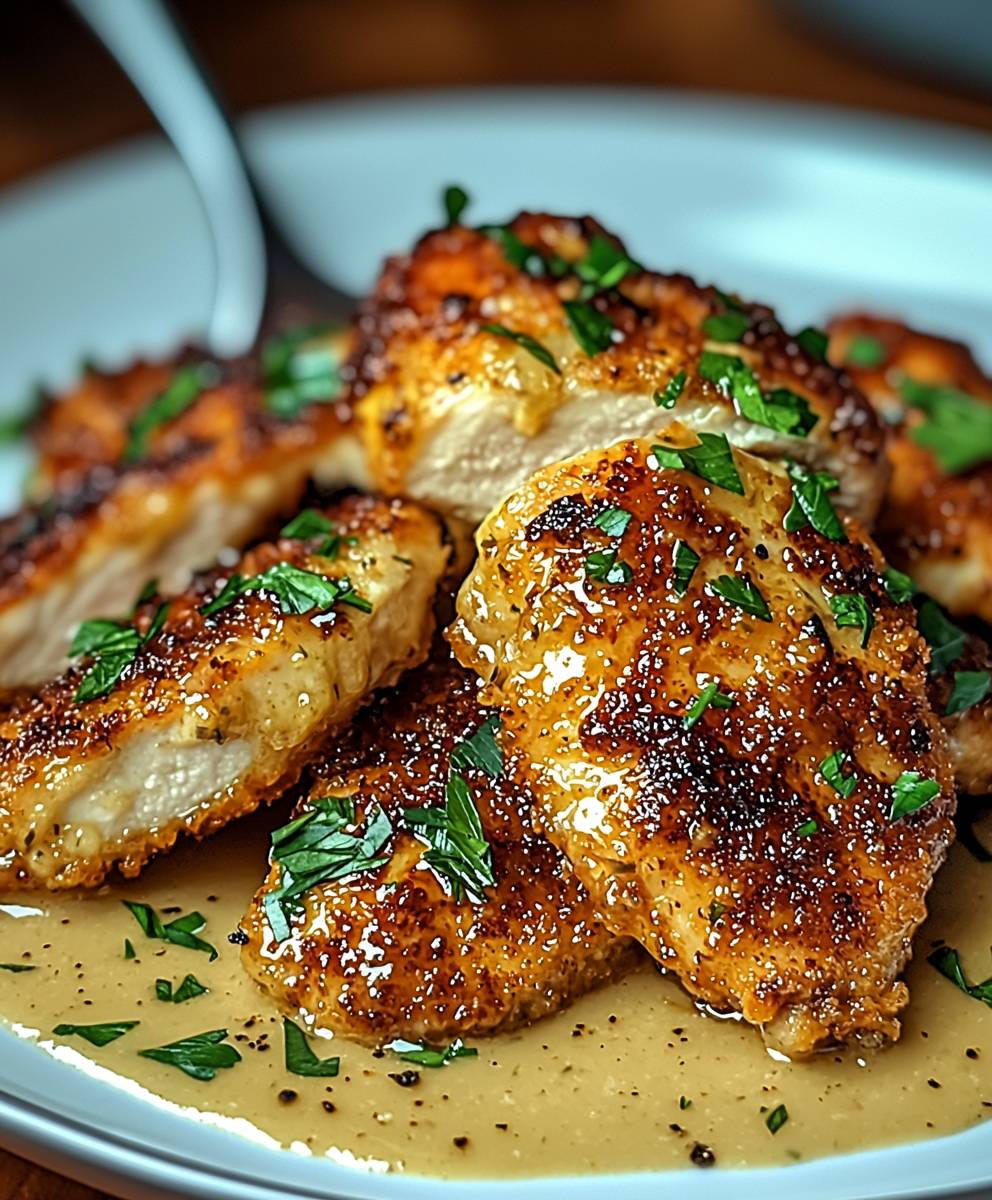 Parmesan Chicken Garlic Sauce
