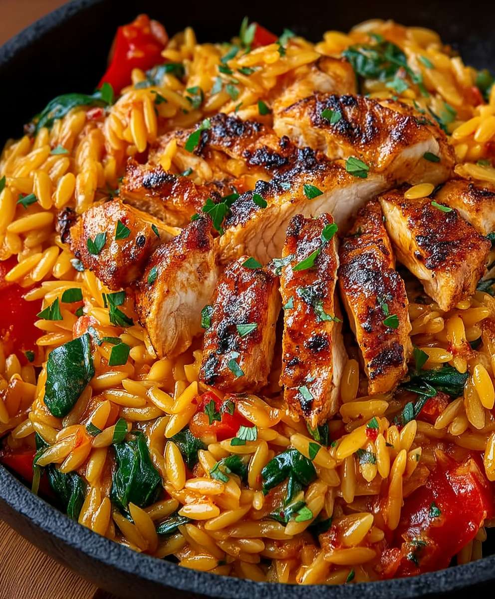 Cajun Chicken Orzo