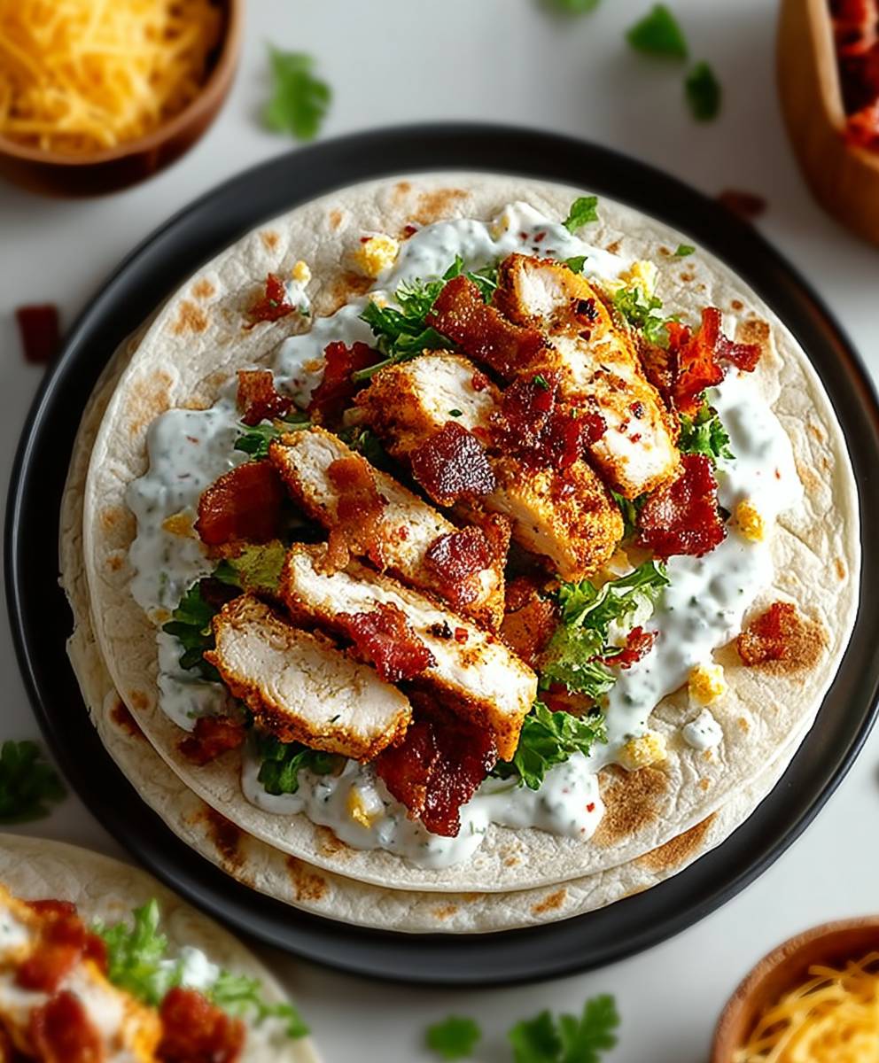 Chicken Bacon Ranch Wrap