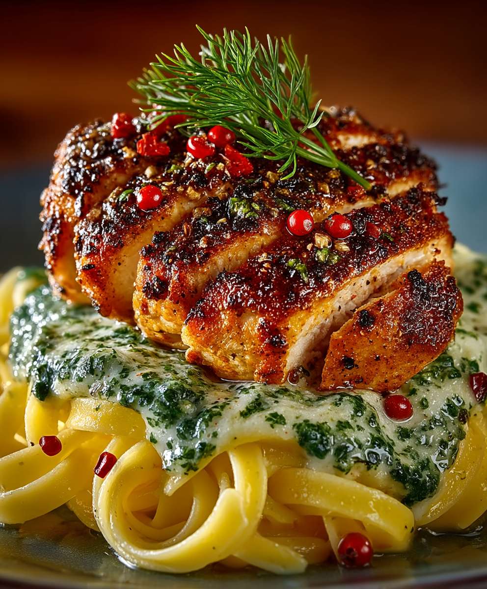 Buttered noodles with chicken