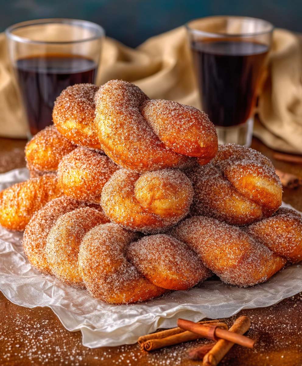 Cinnamon Sugar Twist Donuts