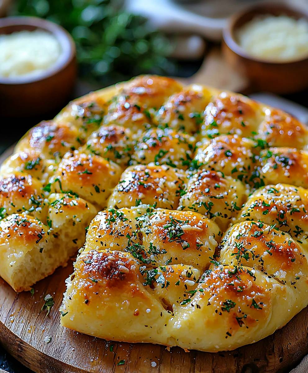 Garlic Parmesan Focaccia