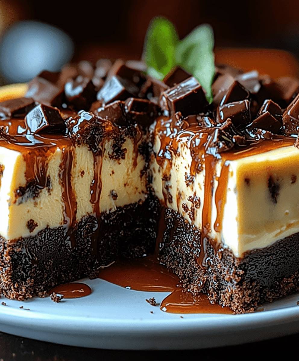 Caramel Brownie Cheesecake