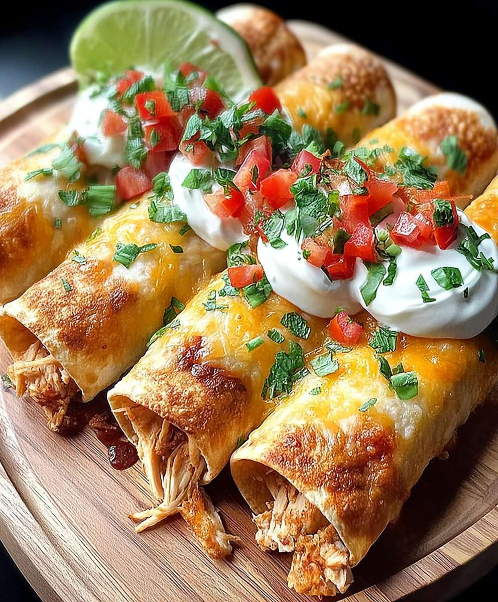 Crispy Chicken Taquitos