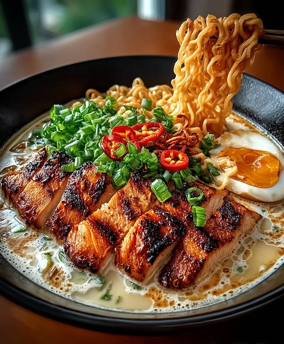 Fiery Chicken Ramen Garlic Sauce