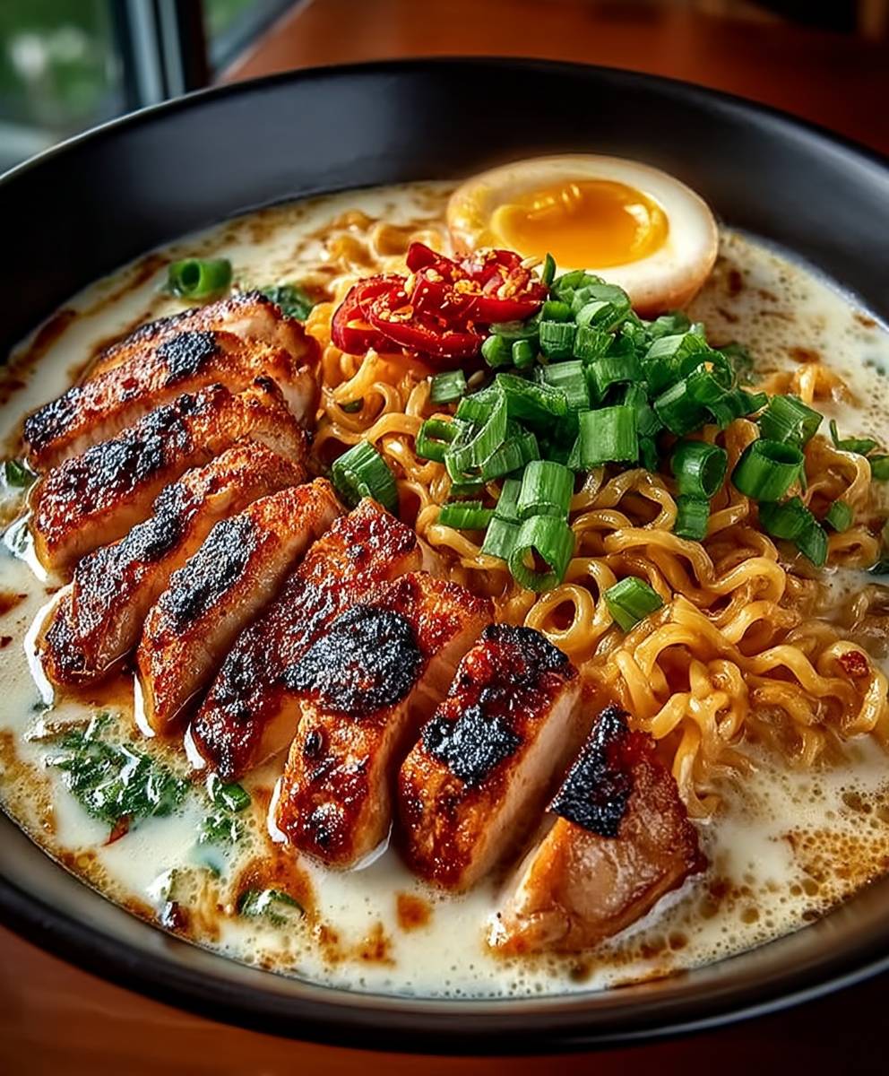 Fiery Chicken Ramen Garlic Sauce