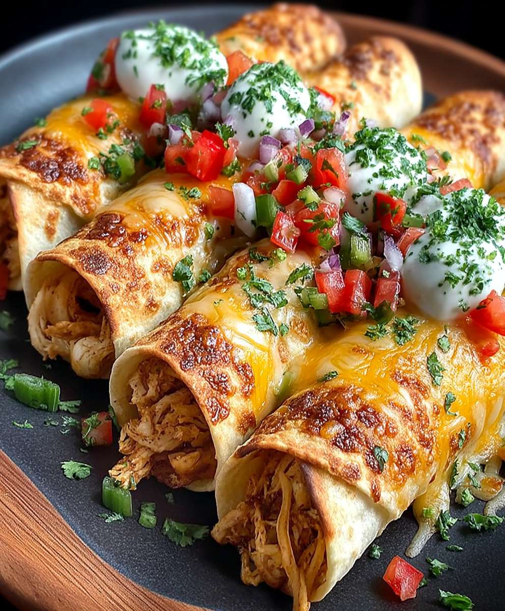 Crispy Chicken Taquitos