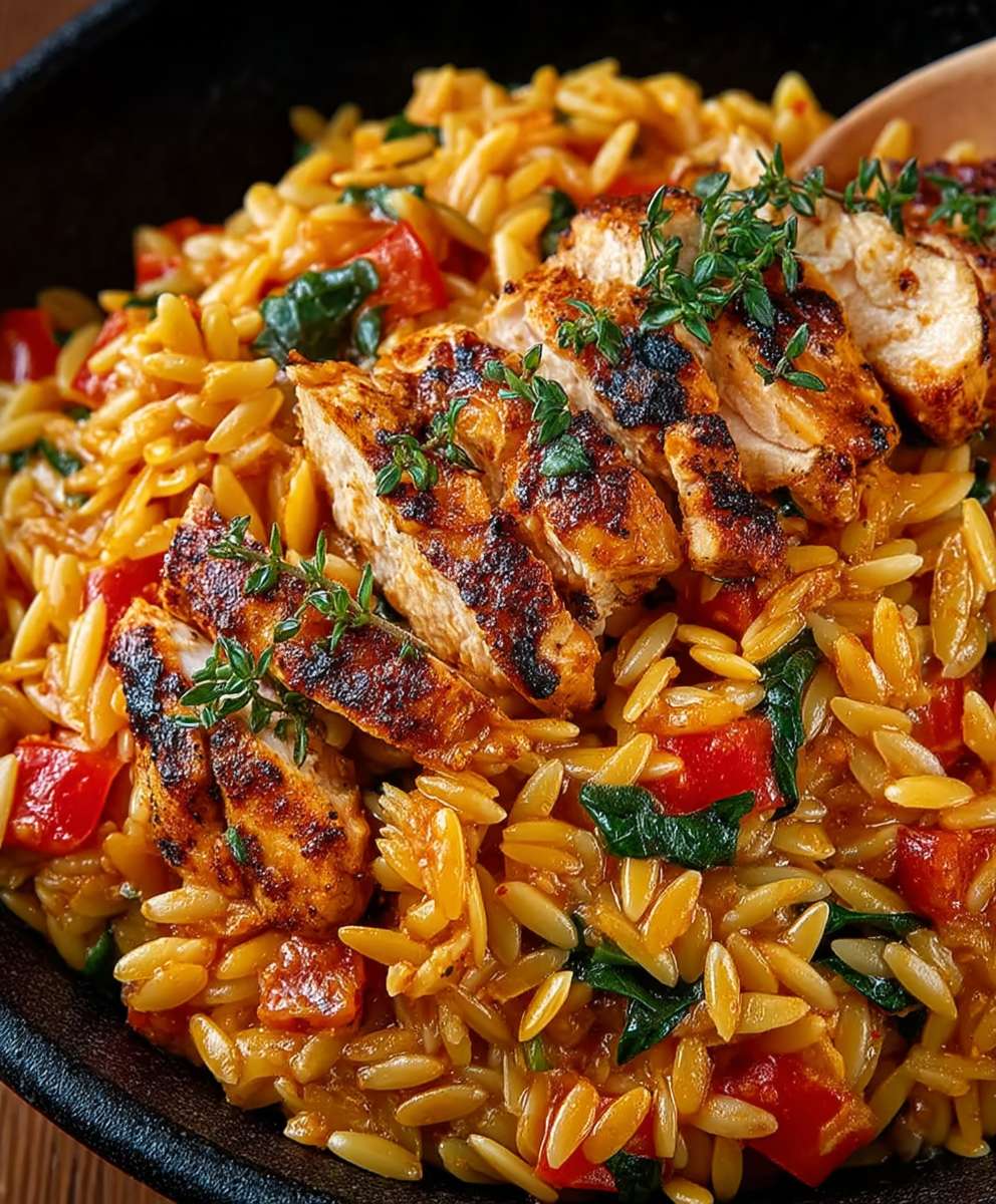 Cajun Chicken Orzo