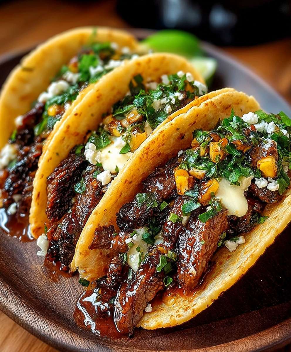 Garlic Butter Beef Tacos