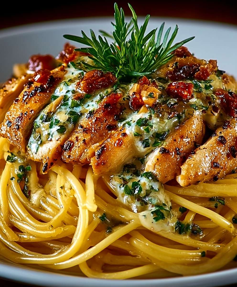 Monterey Chicken Spaghetti