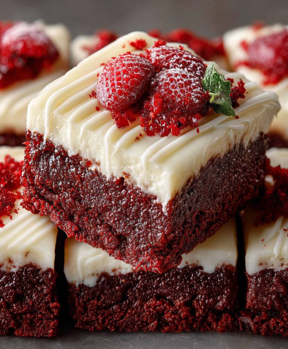 Red Velvet Brownies