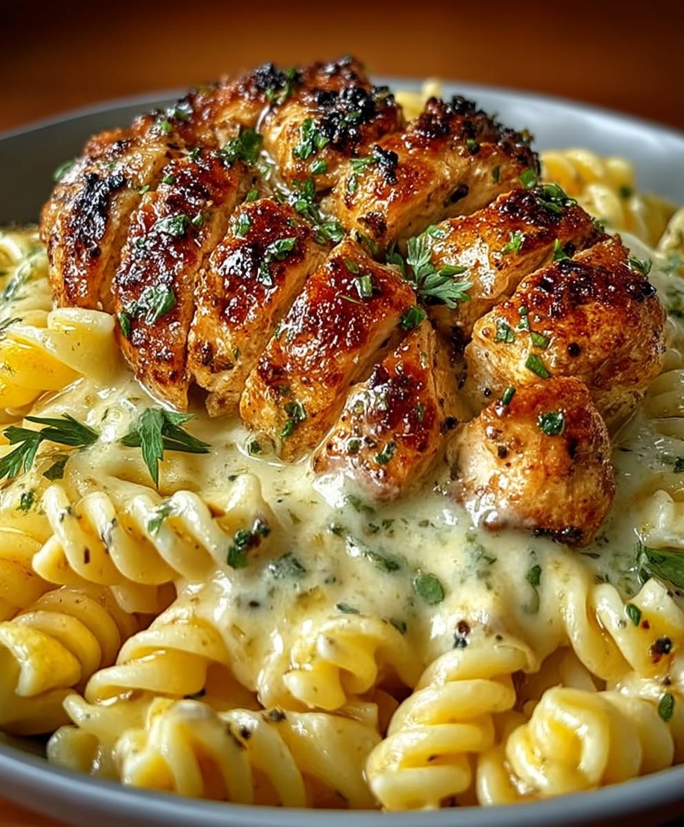 Garlic Butter Chicken Rotini