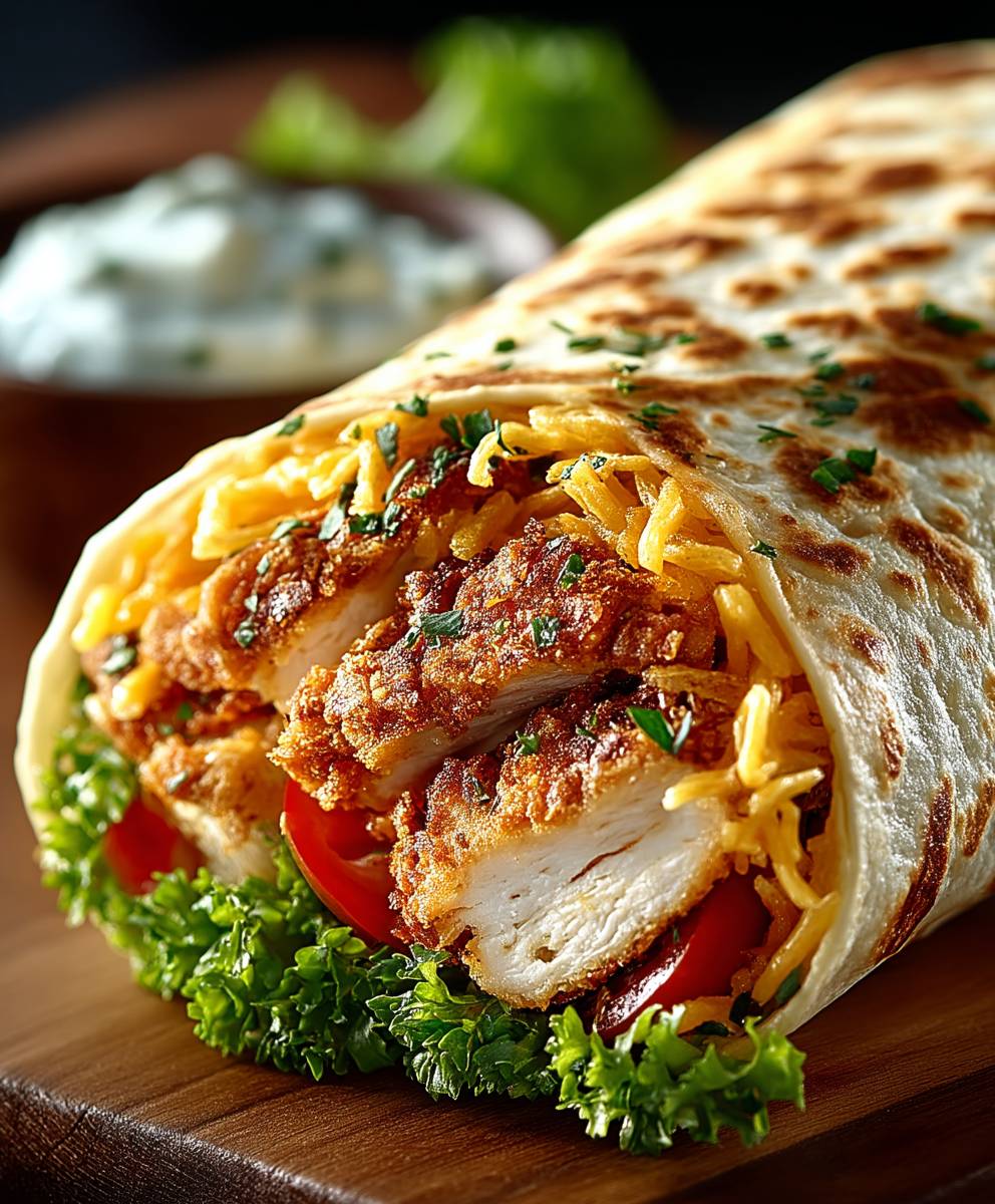 Chicken Ranch Snack Wrap