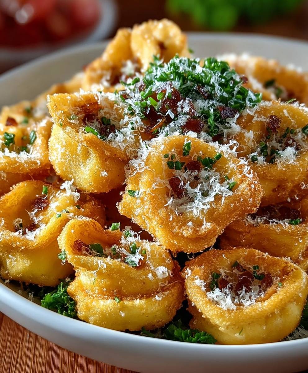 Parmesan Fried Tortellini