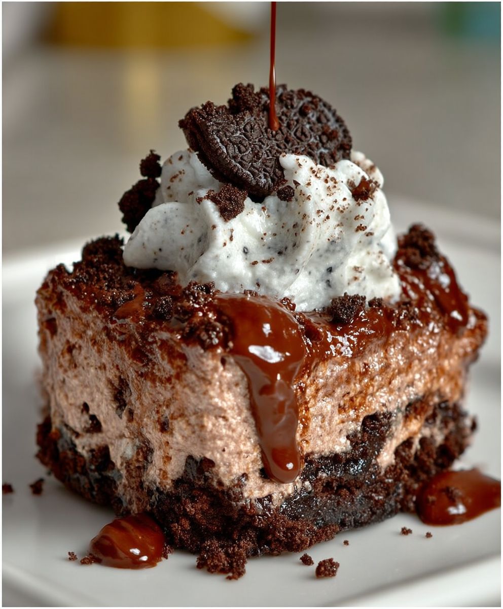 Oreo dirt cake