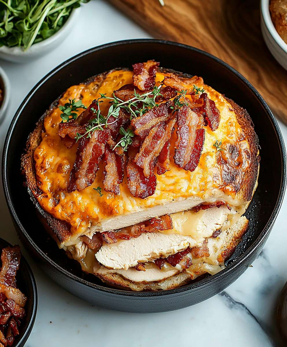 Cheddar Bacon Turkey Melt