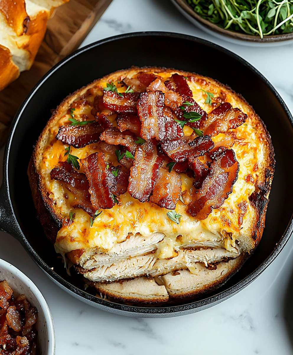 Cheddar Bacon Turkey Melt