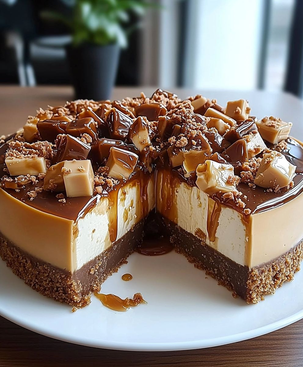 Toffee Caramel Cheesecake