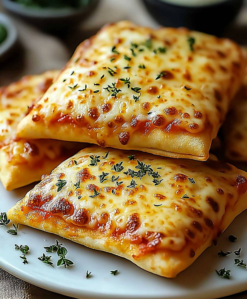 Cheesy Pizza Pockets