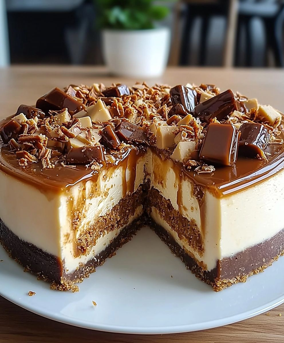 Toffee Caramel Cheesecake