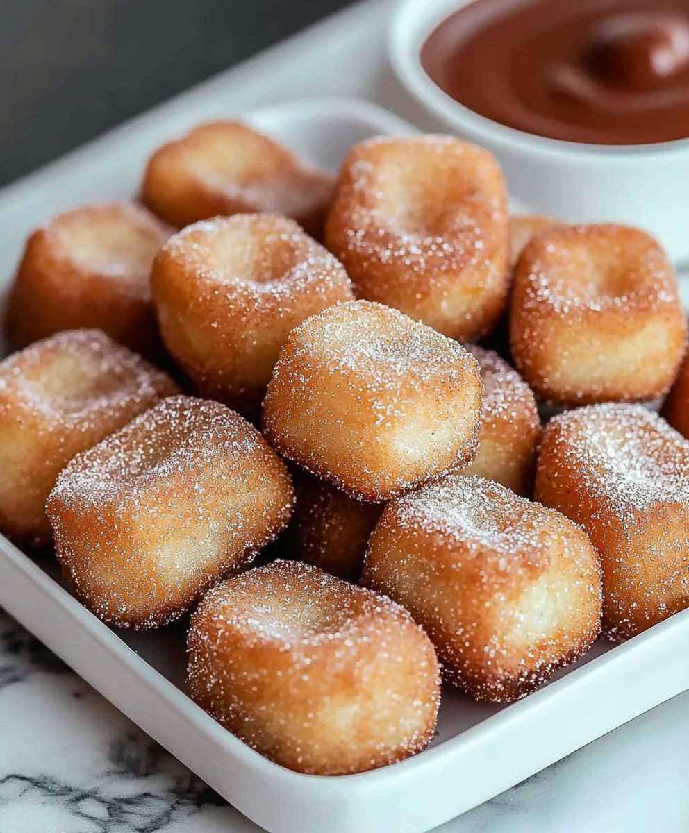 Fluffy Air Fryer Churro Bites