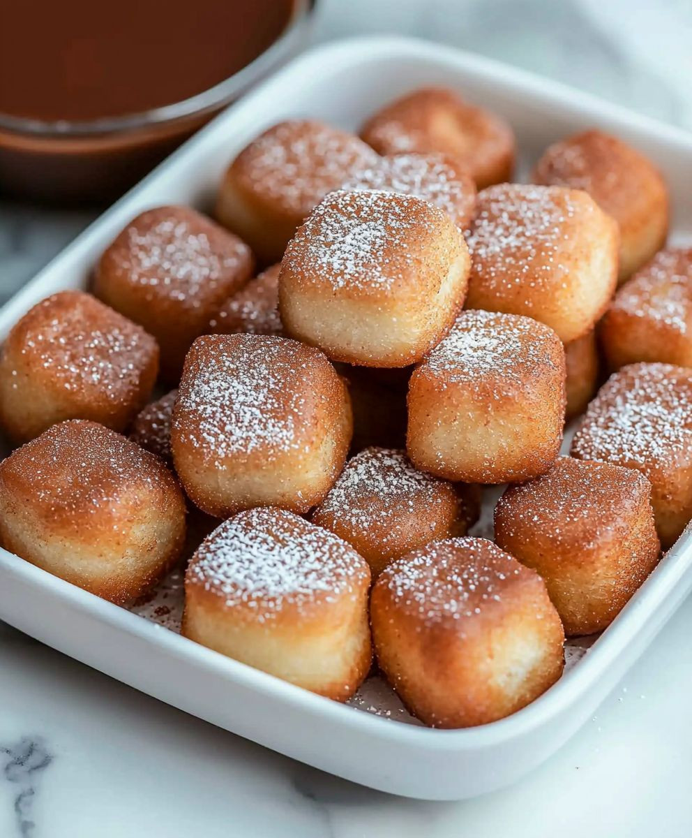 Fluffy Air Fryer Churro Bites