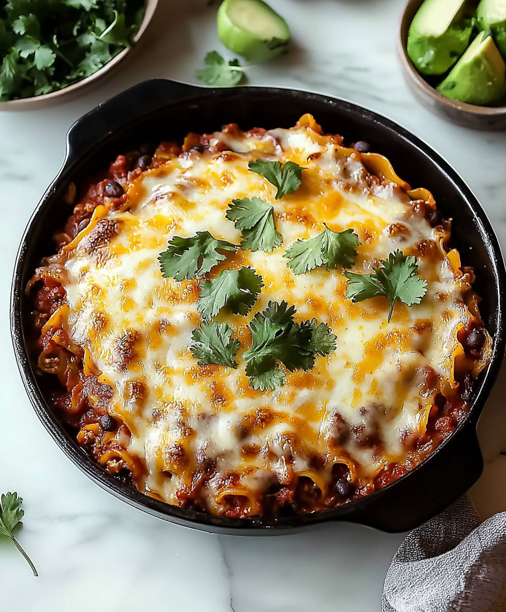 Taco Lasagna Dish