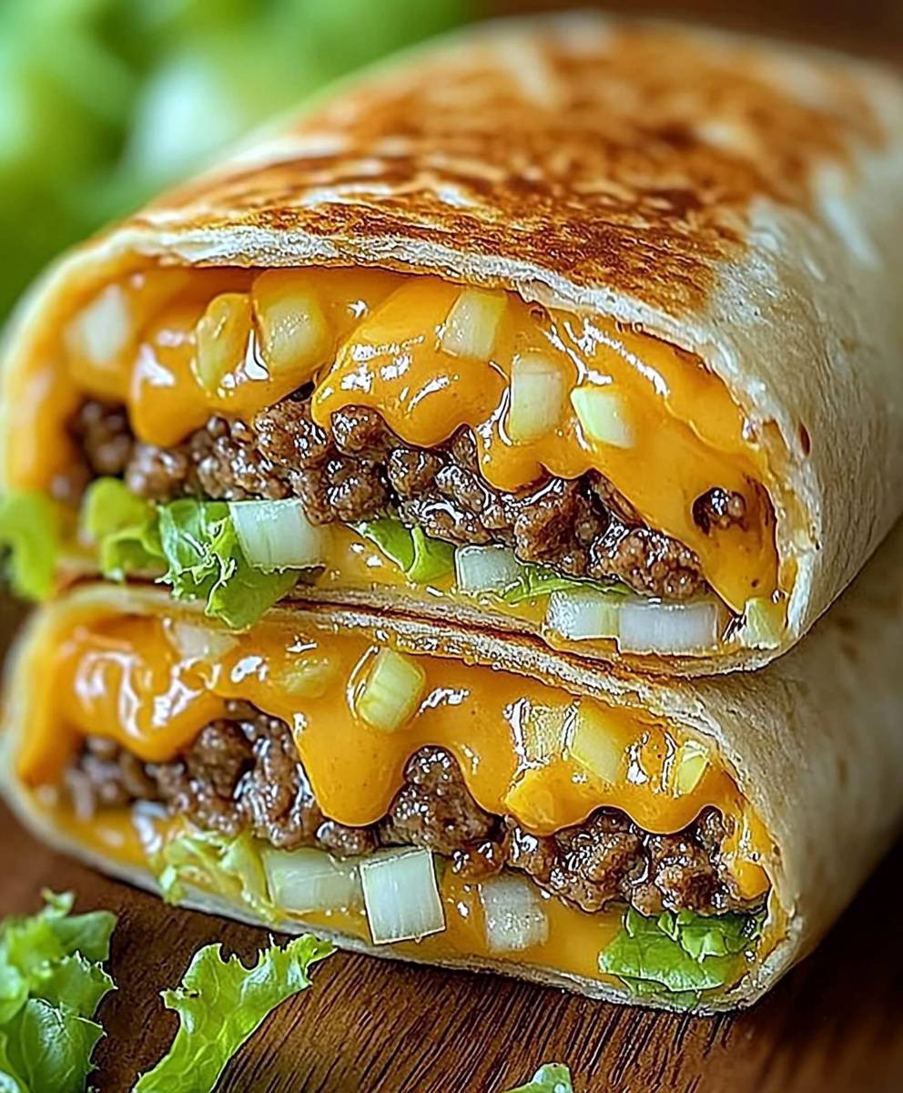 Big Mac Wraps with Sauce